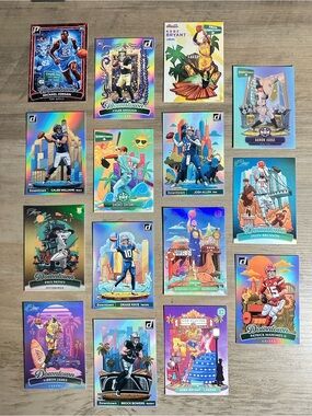 Lot of (15) Downtown Novelty Cards. Jordan, Allen, Bowers, Ohtani, Brunson, Kobe